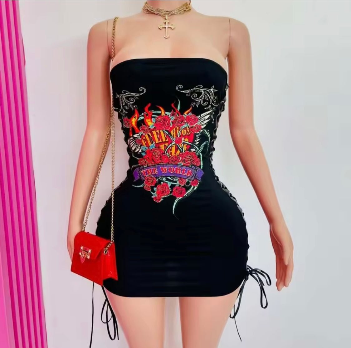 “Hot Girl Anthem” Tube Dress