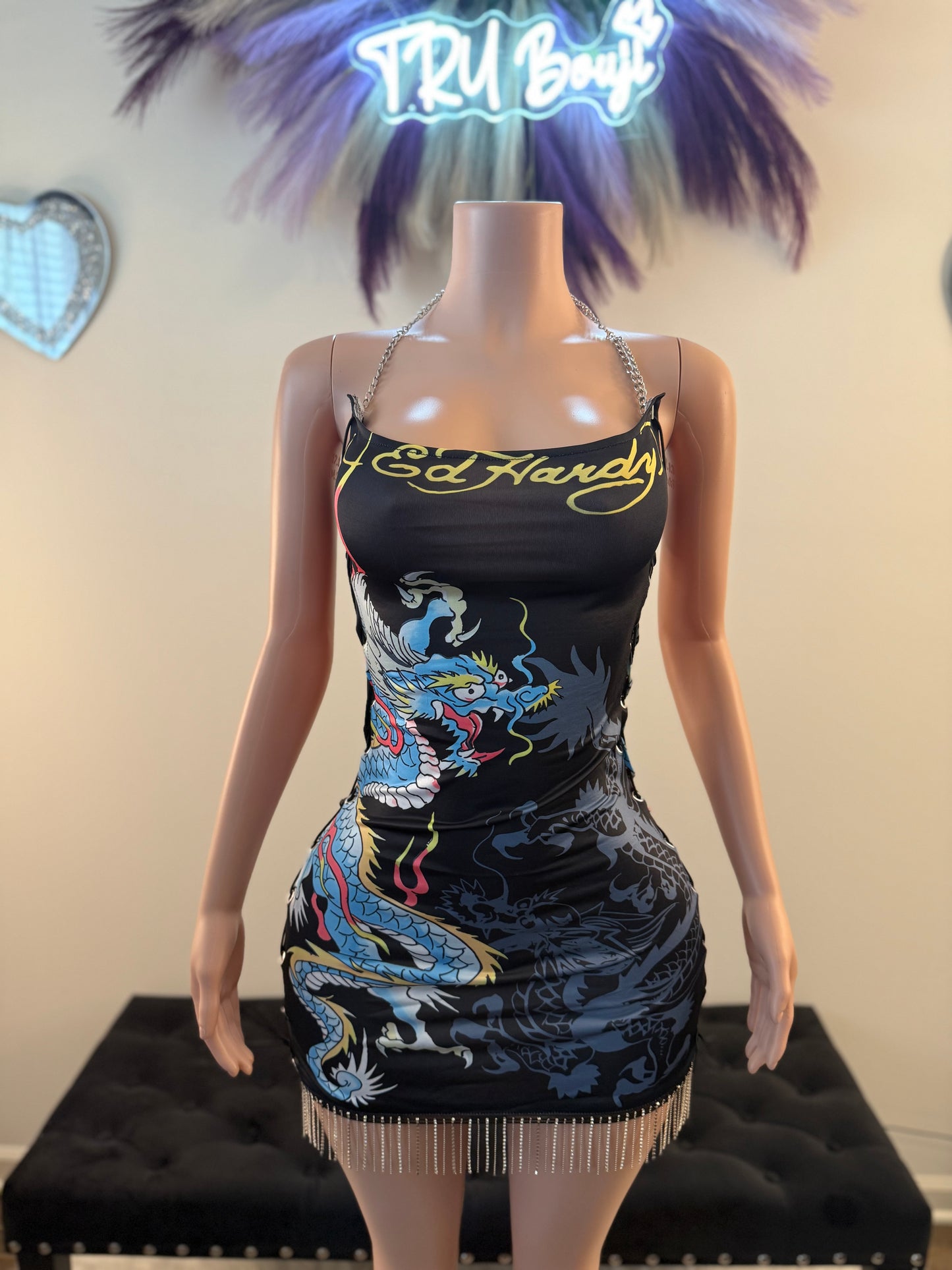 Dragon Drip Mini Dress
