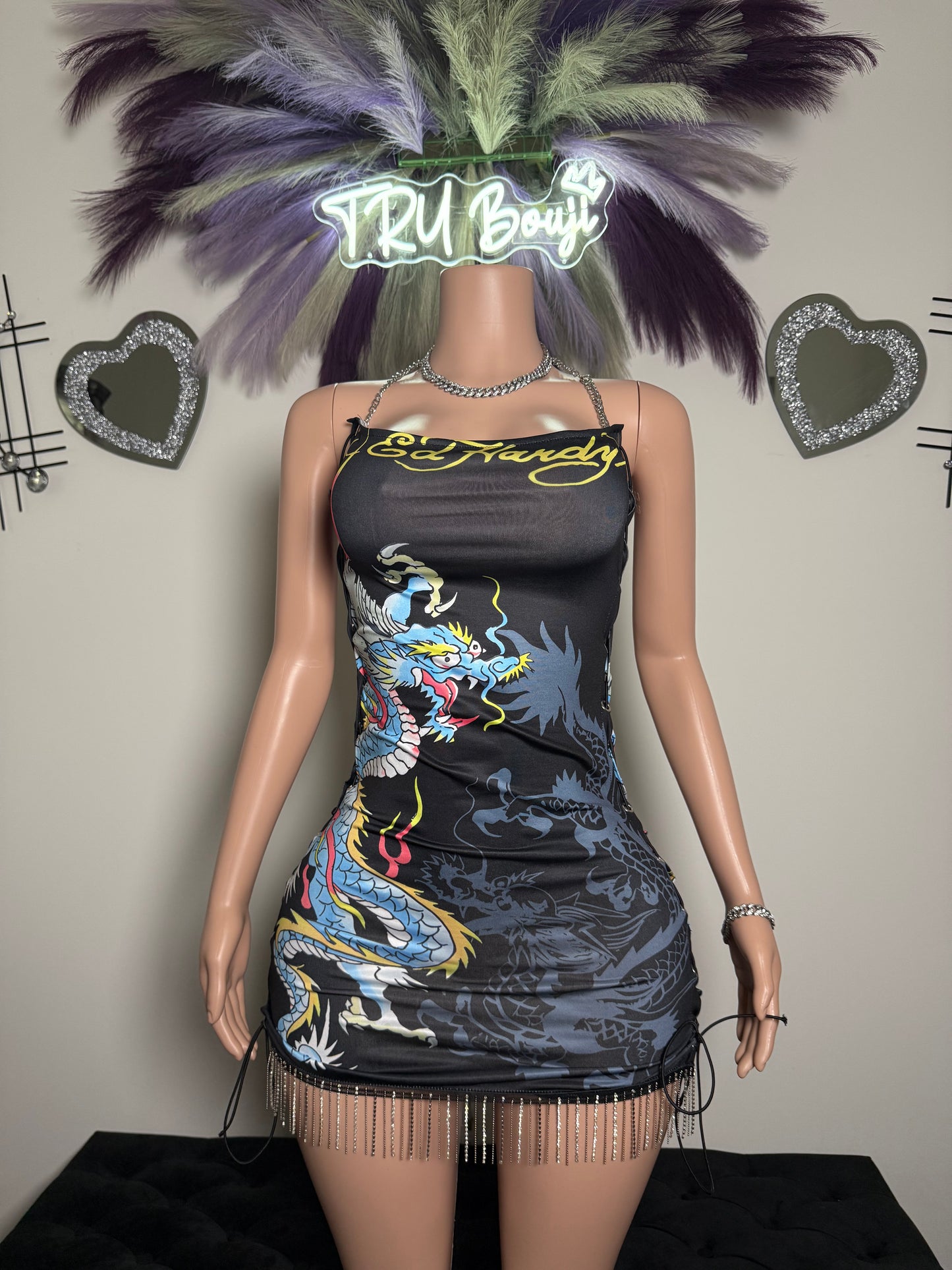 Dragon Drip Mini Dress