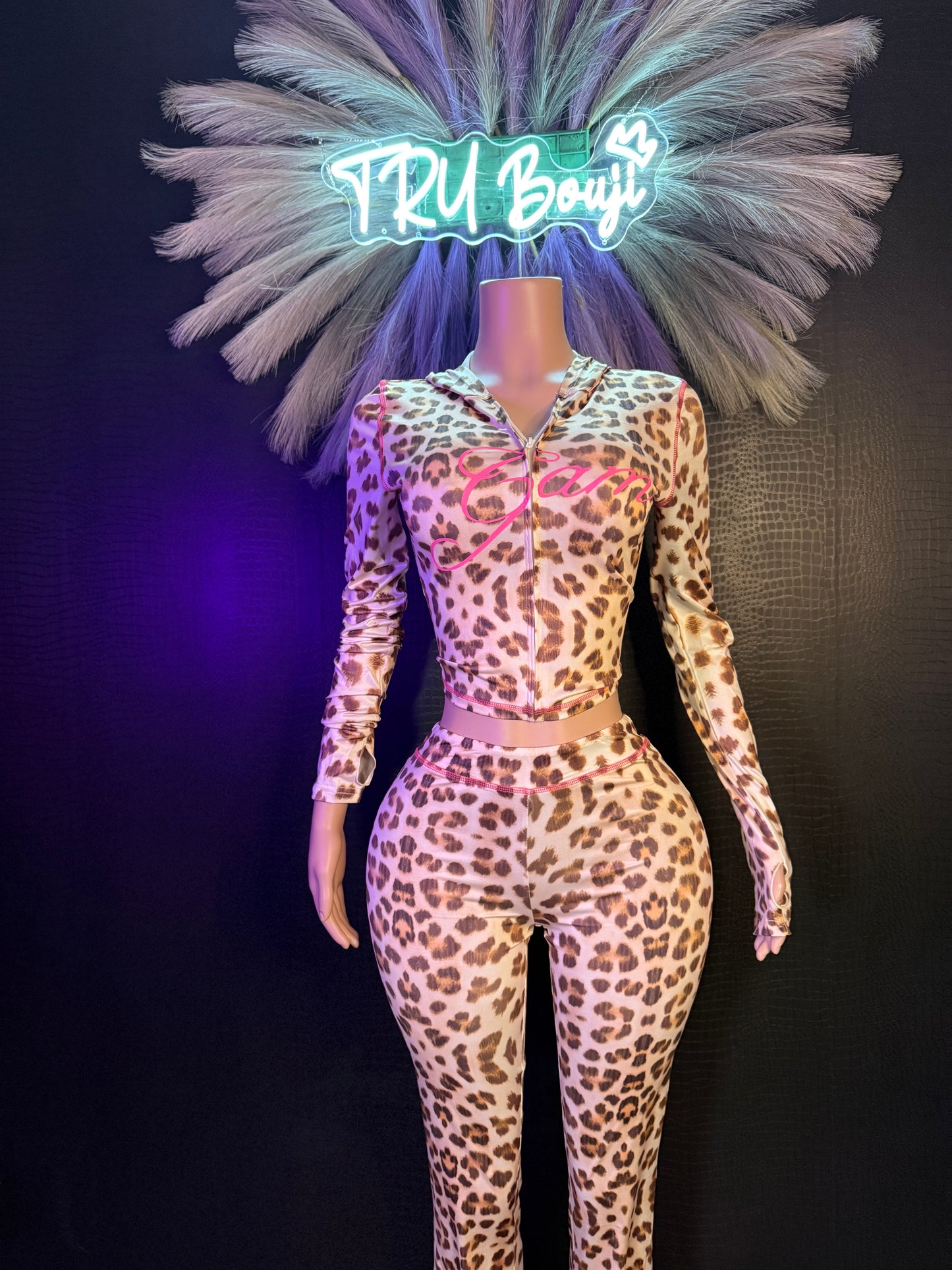 Leopard Print Baddie 2 Pc Set