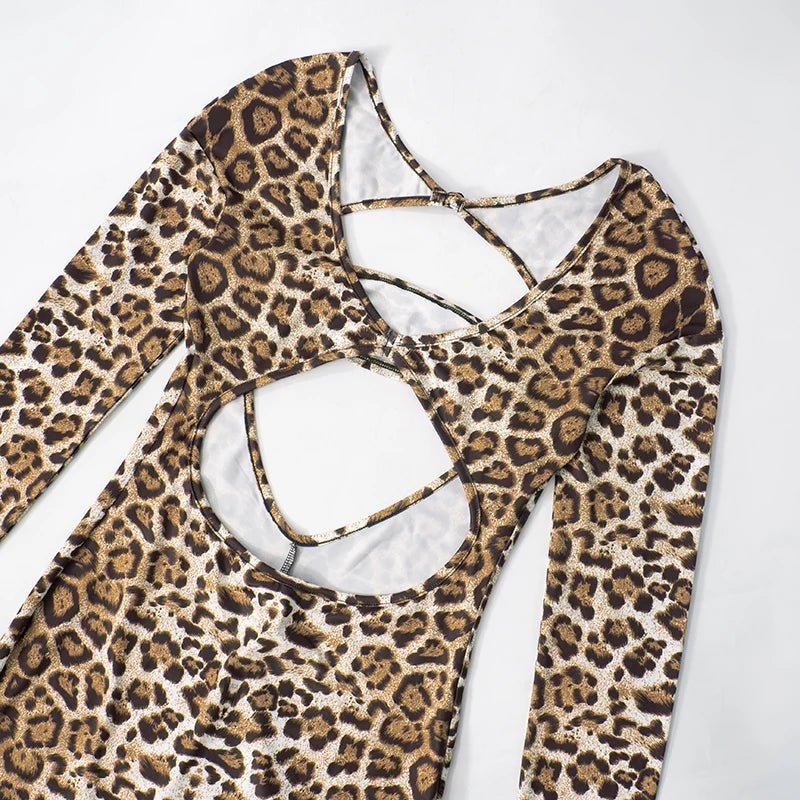 Savage Wild Leopard Jumpsuit