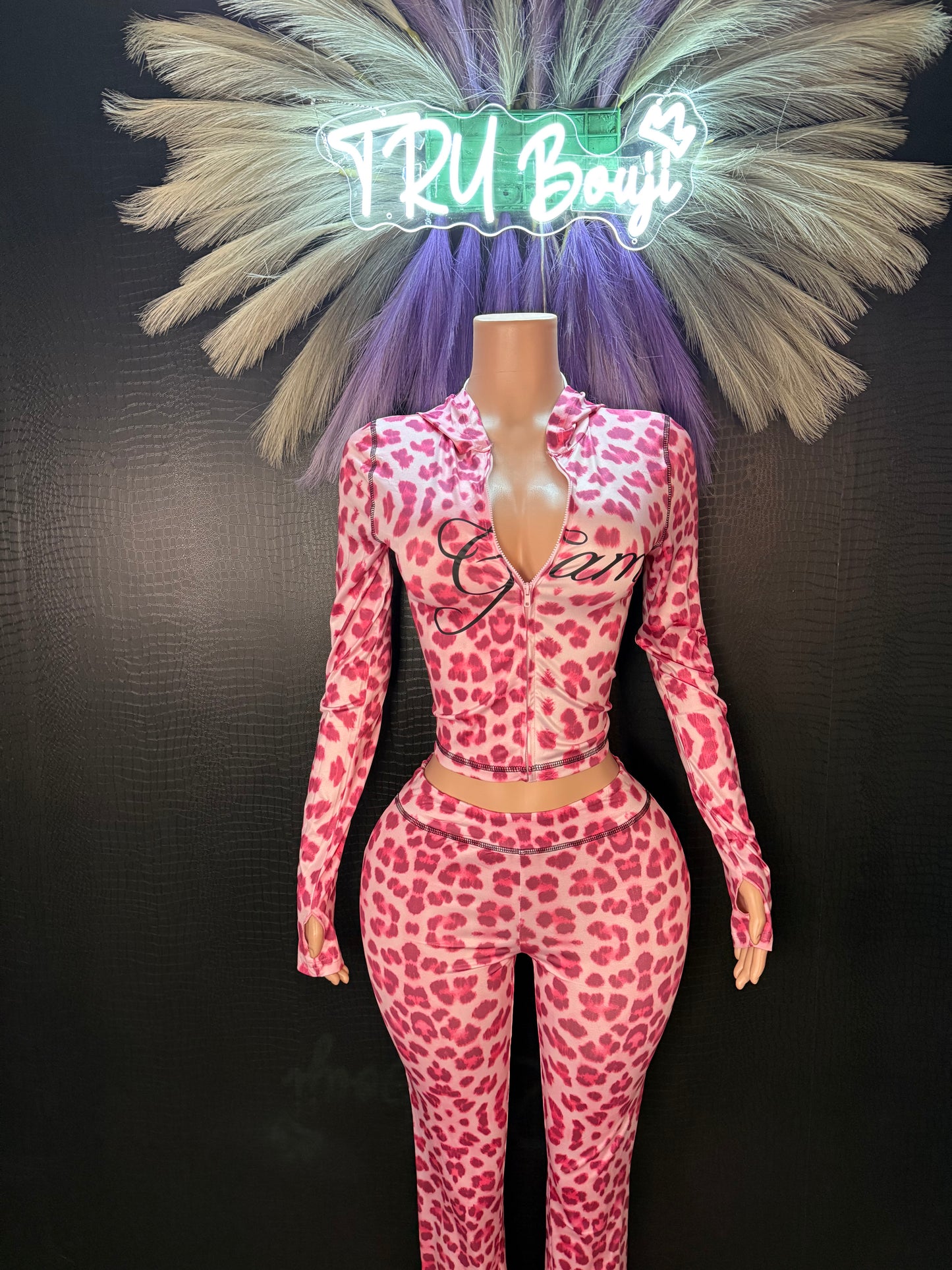 Leopard Print Baddie 2 Pc Set