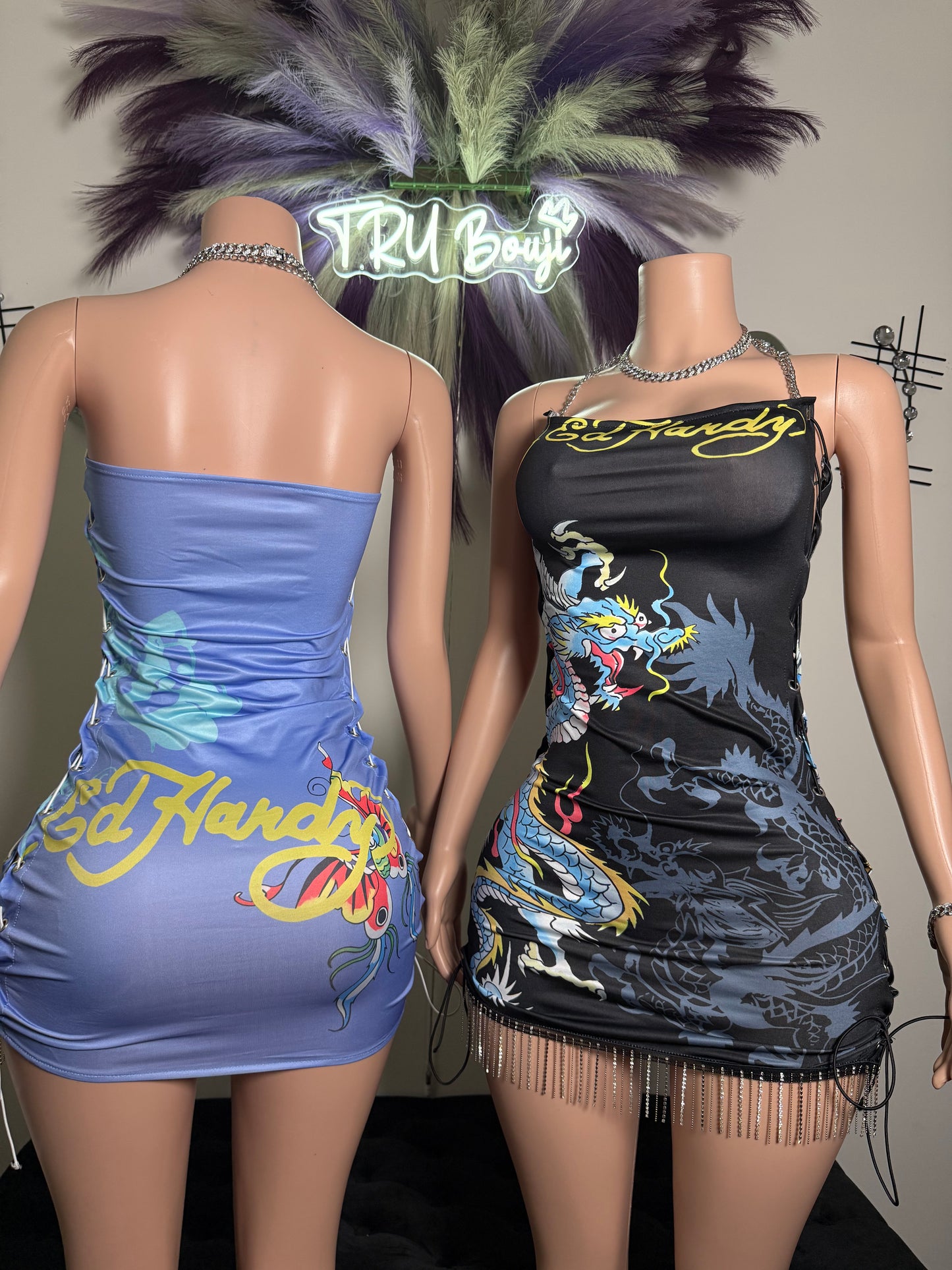 Dragon Drip Mini Dress