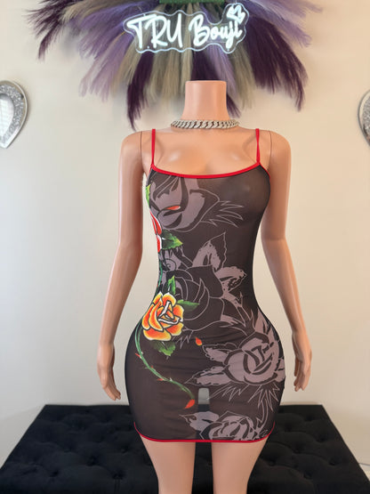 Red Light Romance Mini Dress