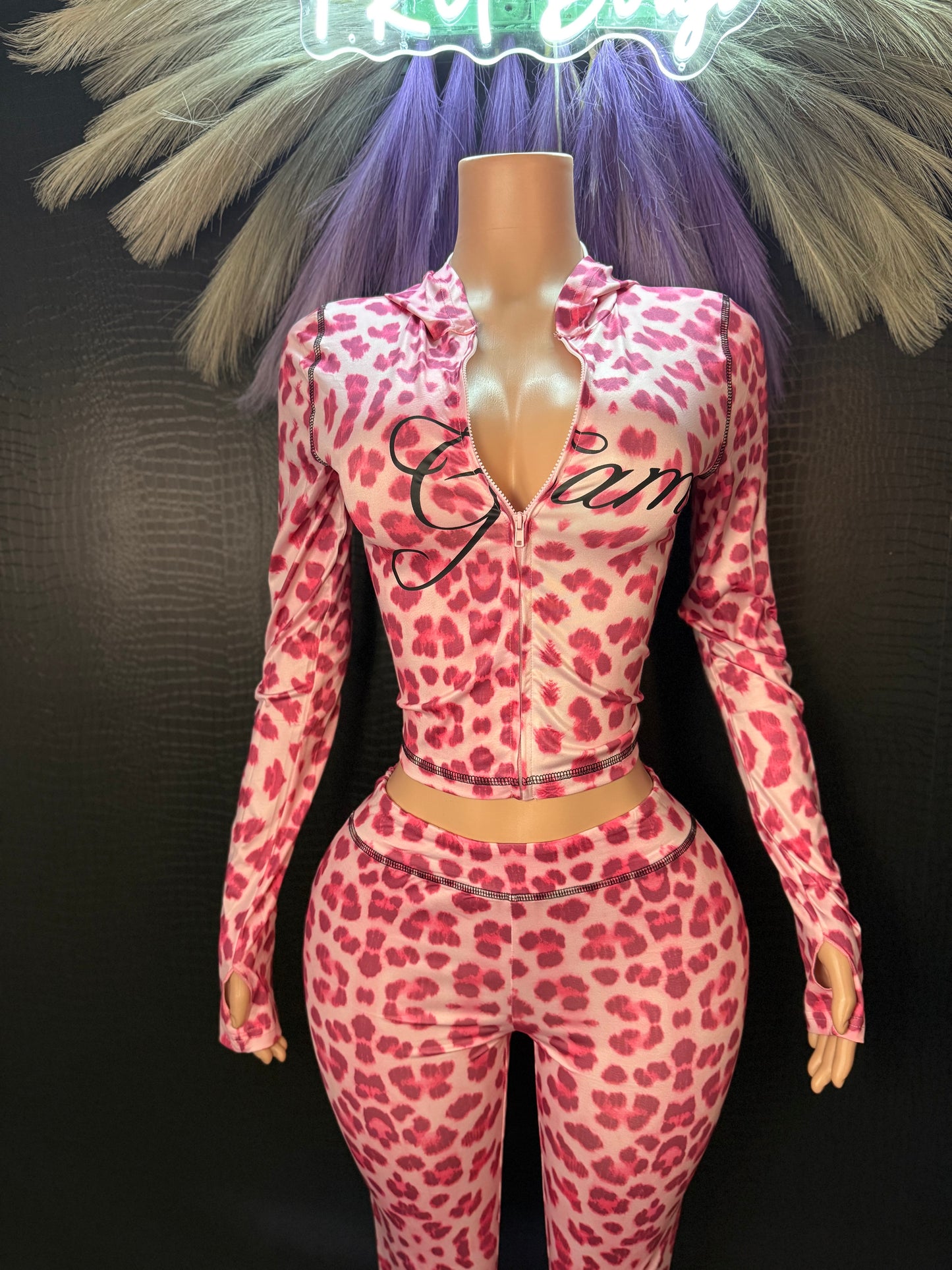 Leopard Print Baddie 2 Pc Set
