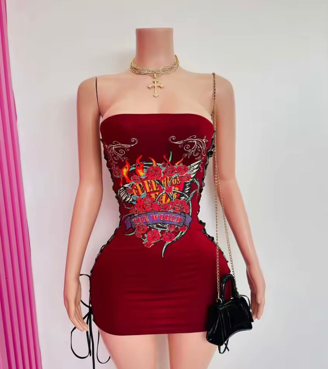 “Hot Girl Anthem” Tube Dress
