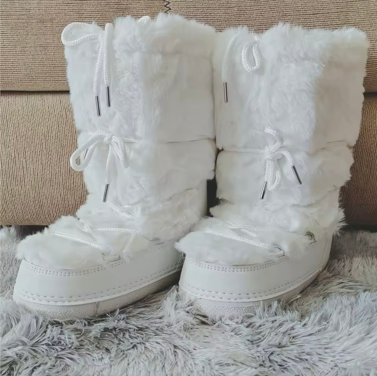 Faux Fur Snow Boots **PRE-ORDER**