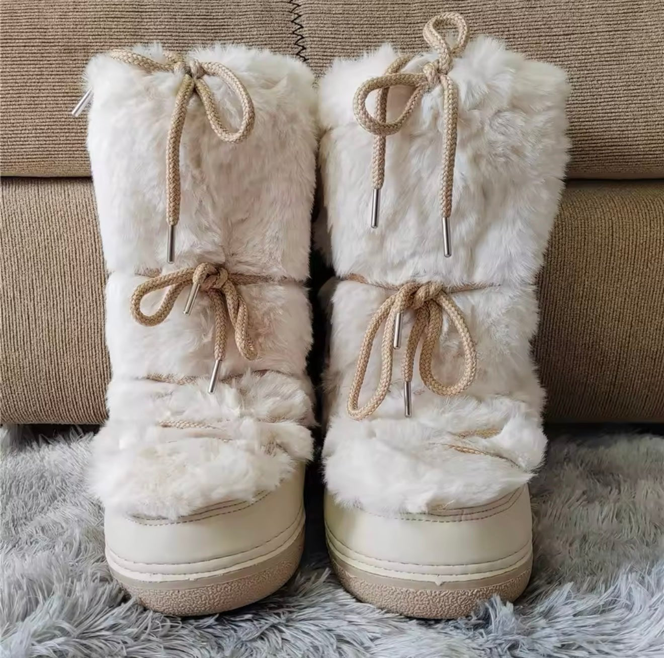 Faux Fur Snow Boots **PRE-ORDER**