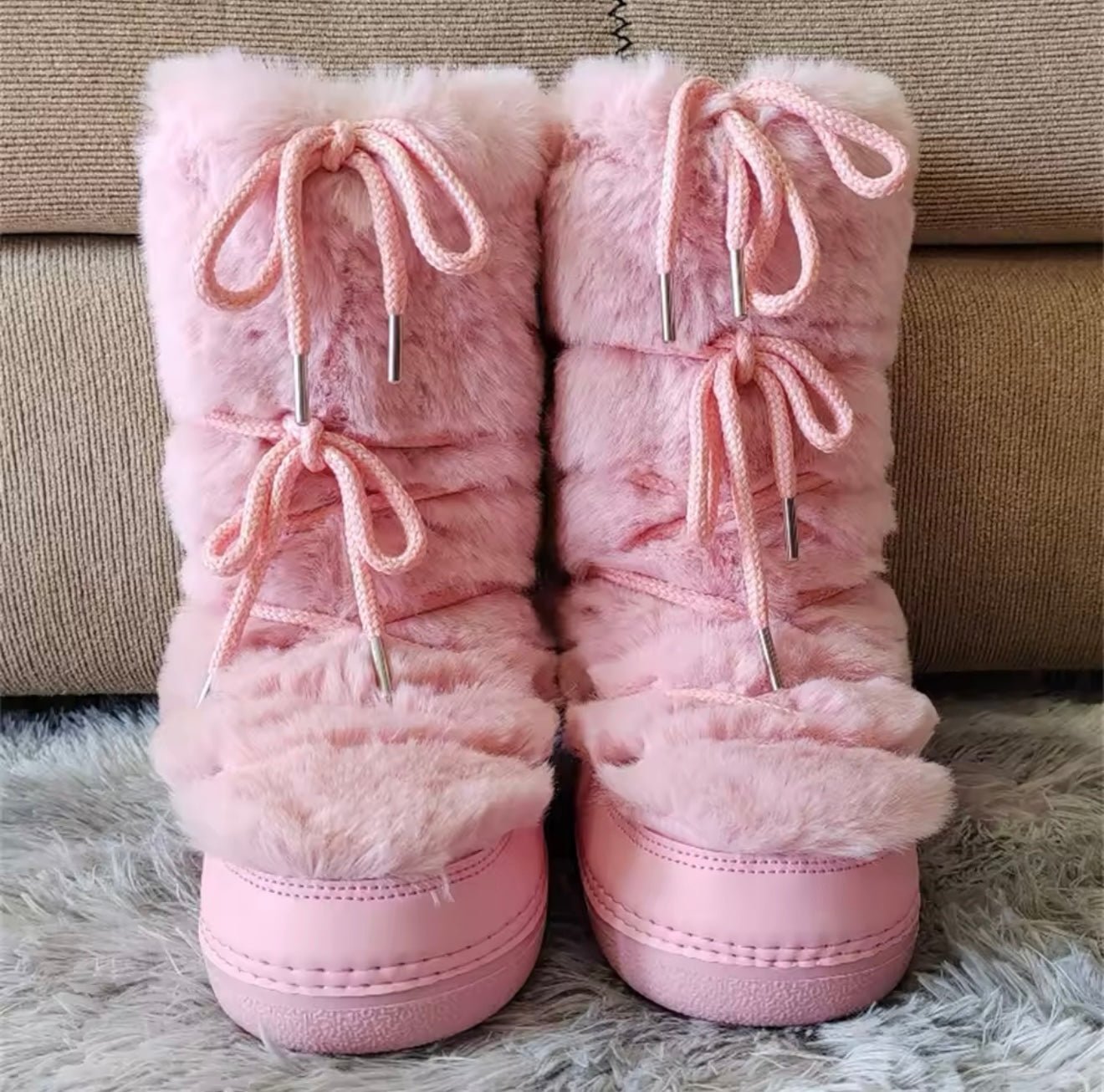 Faux Fur Snow Boots **PRE-ORDER**