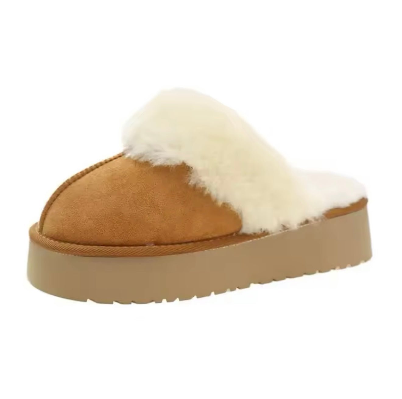 Platform Fur Slippers ** PRE-ORDER**