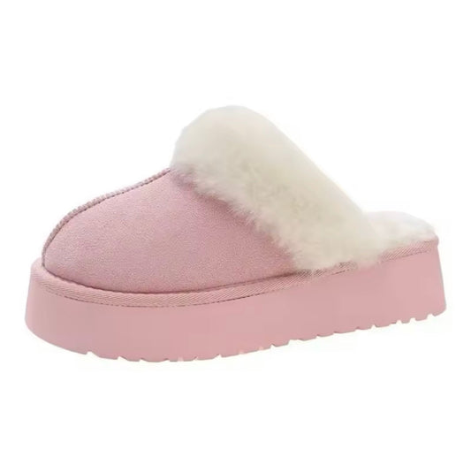 Platform Fur Slippers ** PRE-ORDER**