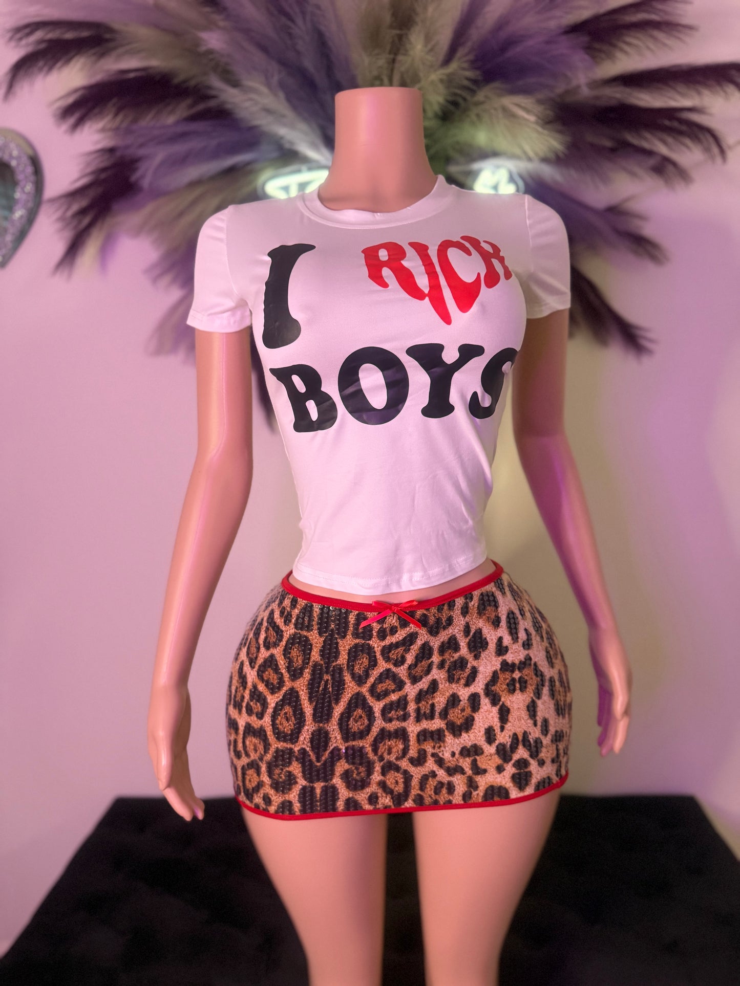 Purrfect Trouble Mini Skirt