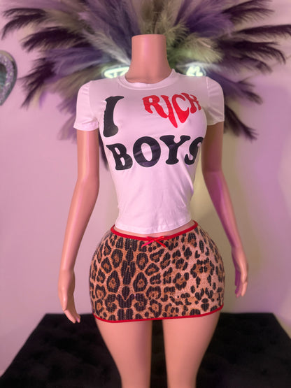Purrfect Trouble Mini Skirt