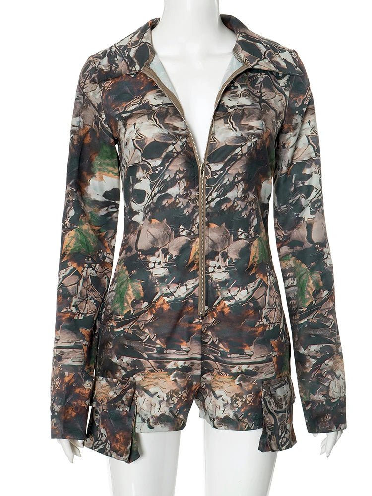 Camouflage Commander Romper