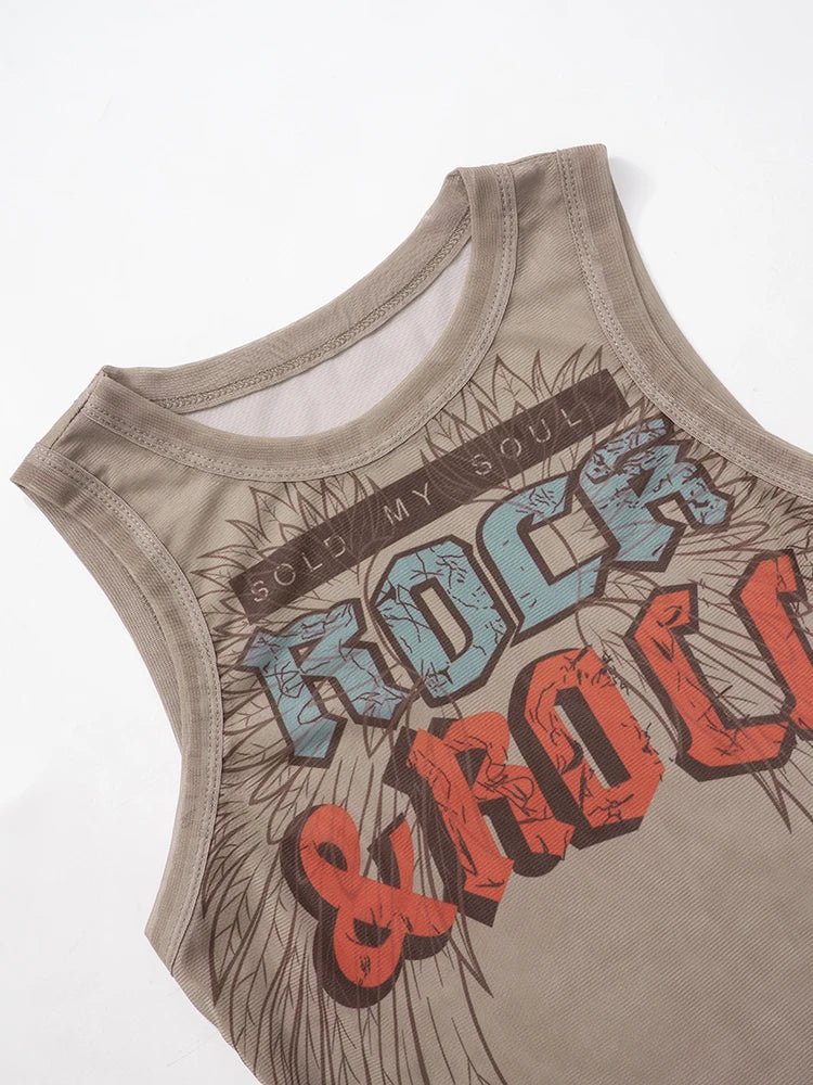 Rock & Roll Bouji Women Semi Crop Top