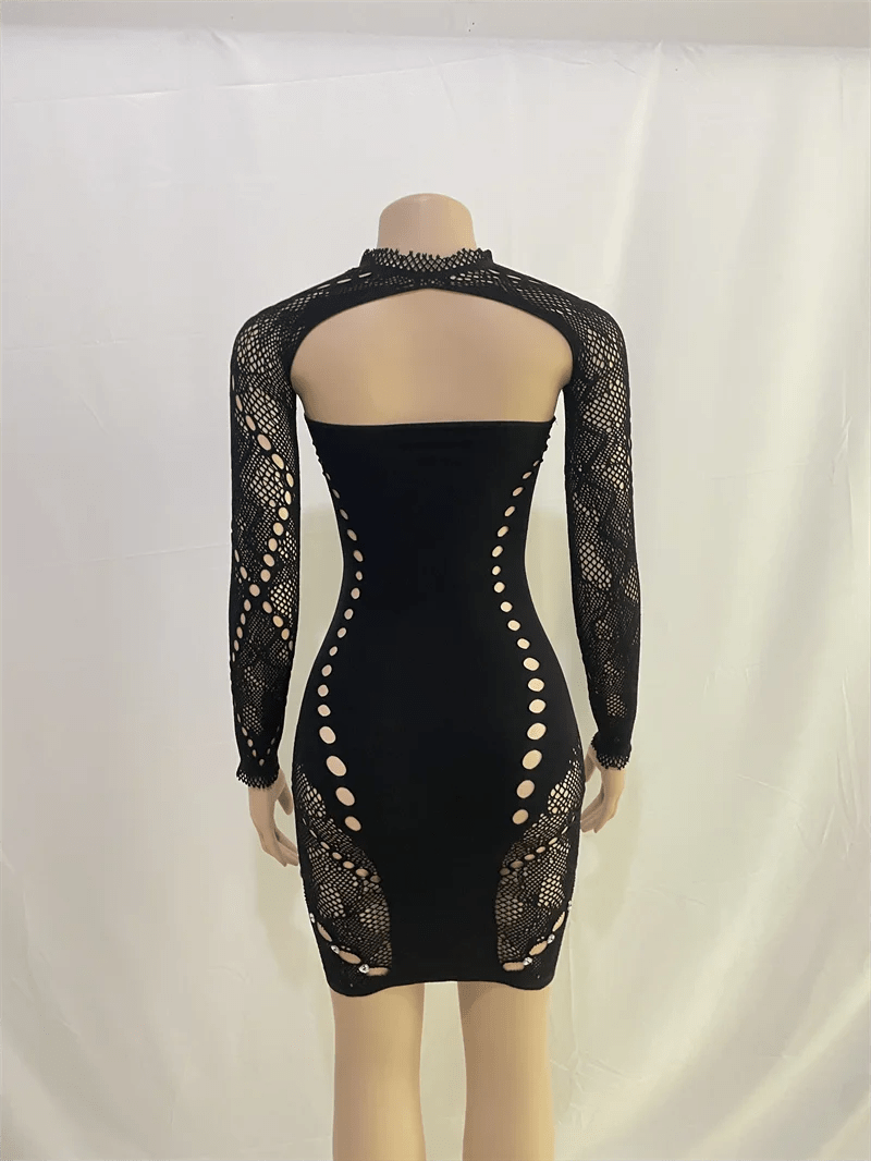 Chic Sexy Rhinestones Bodycon Dress For Women