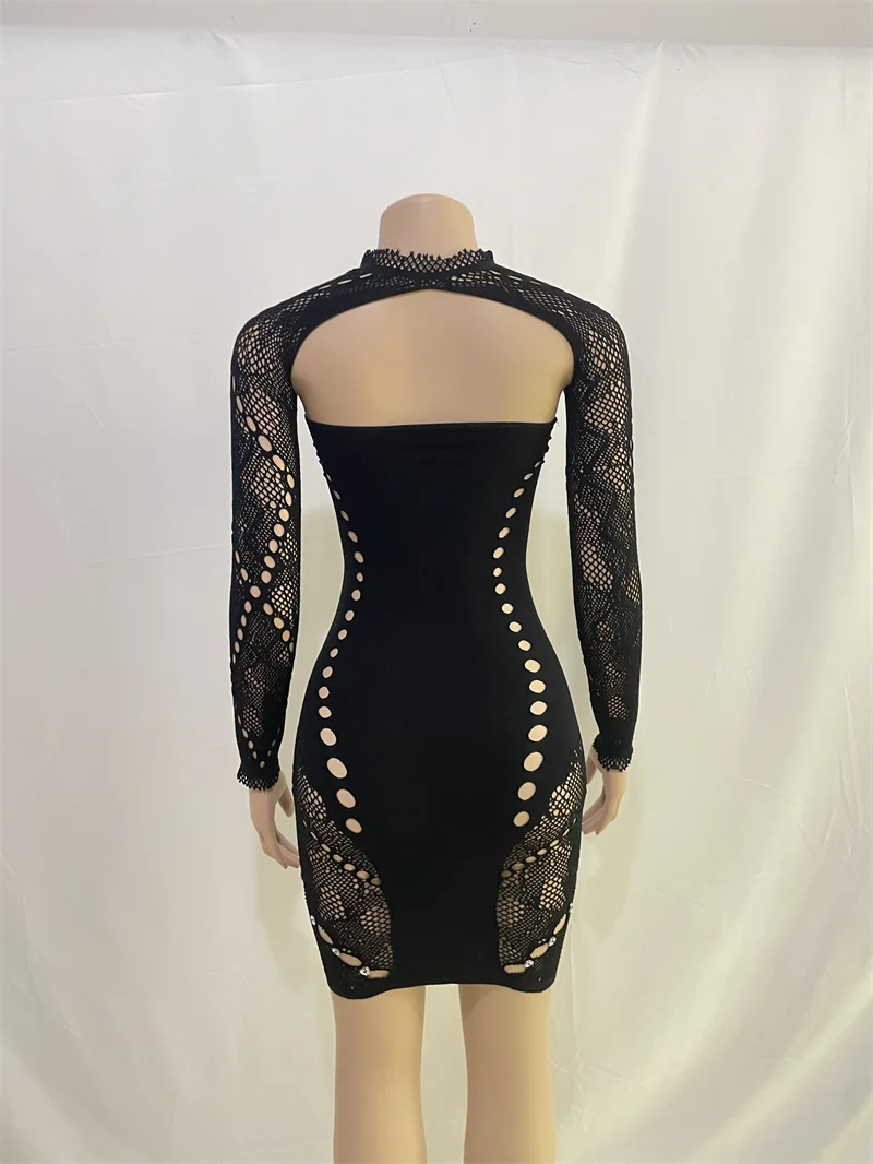 Chic Sexy Rhinestones Bodycon Dress For Women