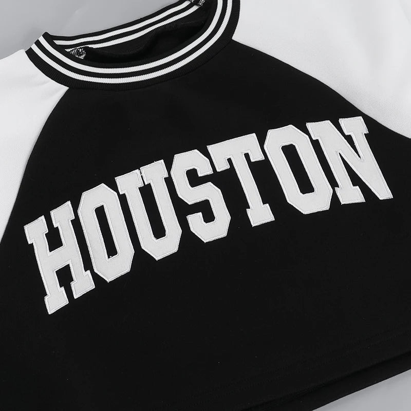 I Love H Town Two Piece Women Tracksuit Fashion Set