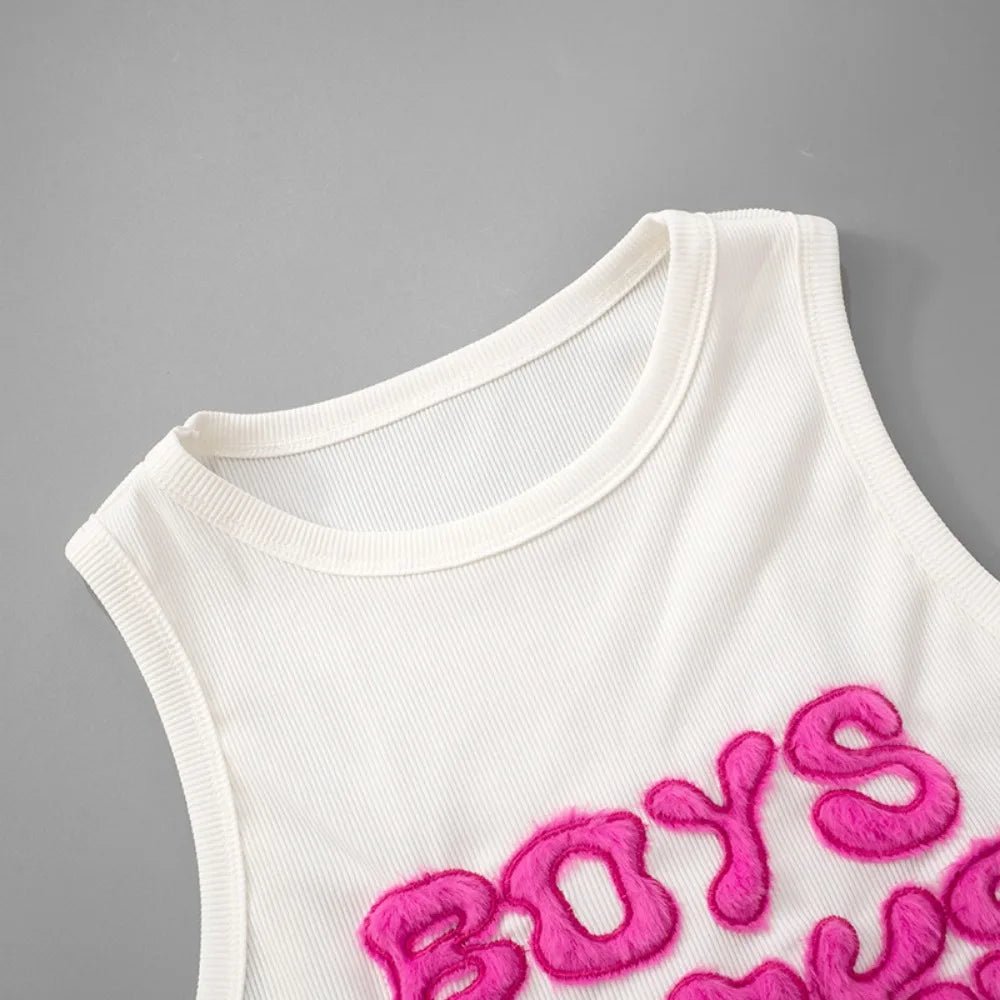 Boys Suck Hot Girl Crop Tank Top