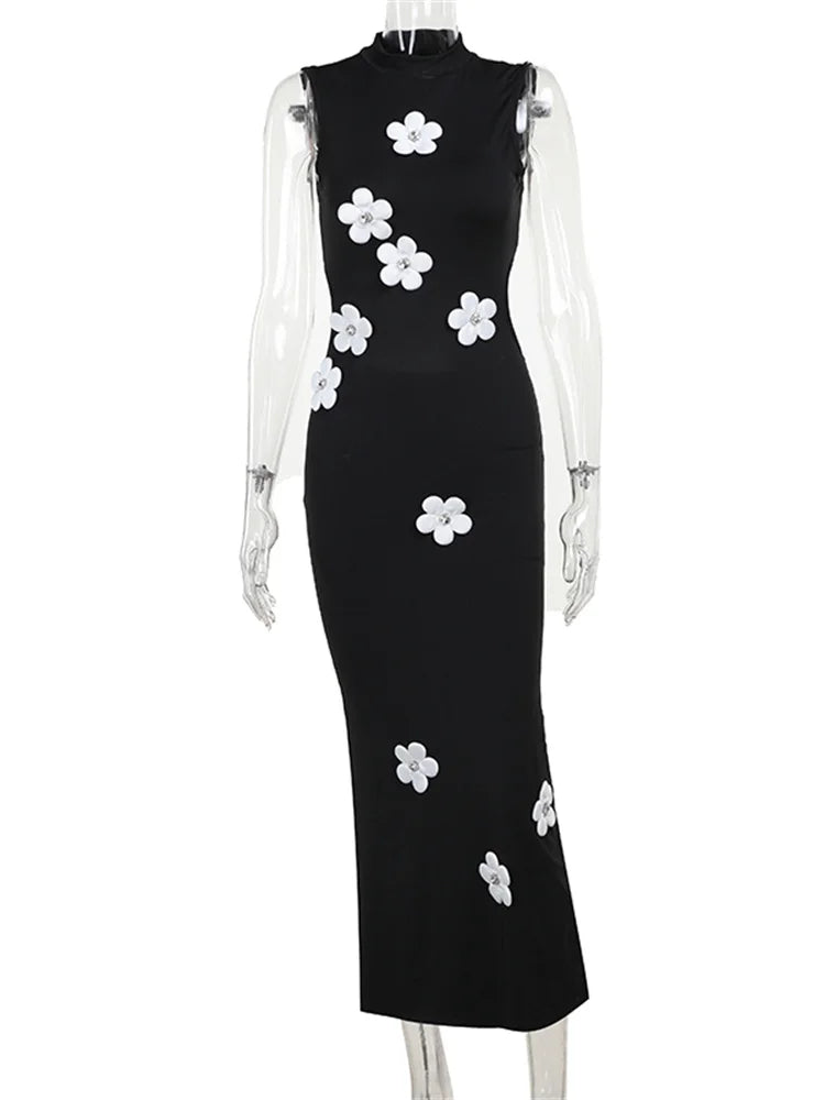 TRU Bouji Flower Applique Dress