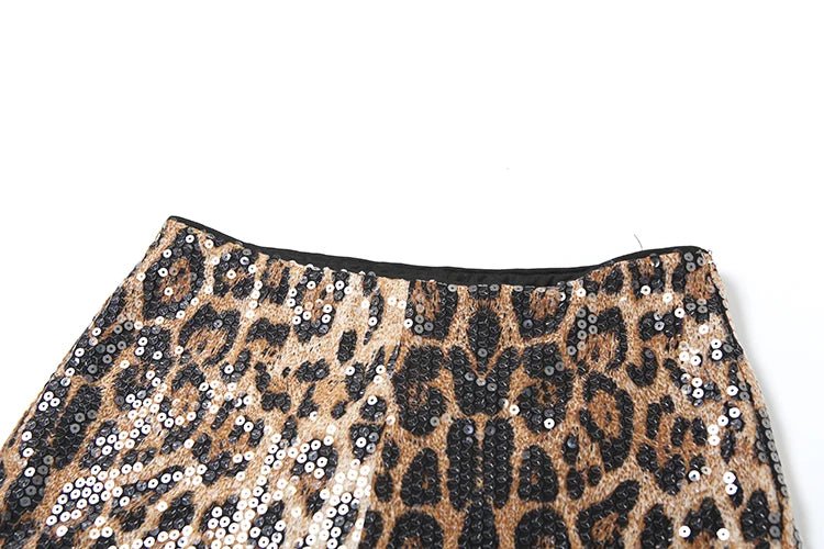 Leopard Queen Sequin Set