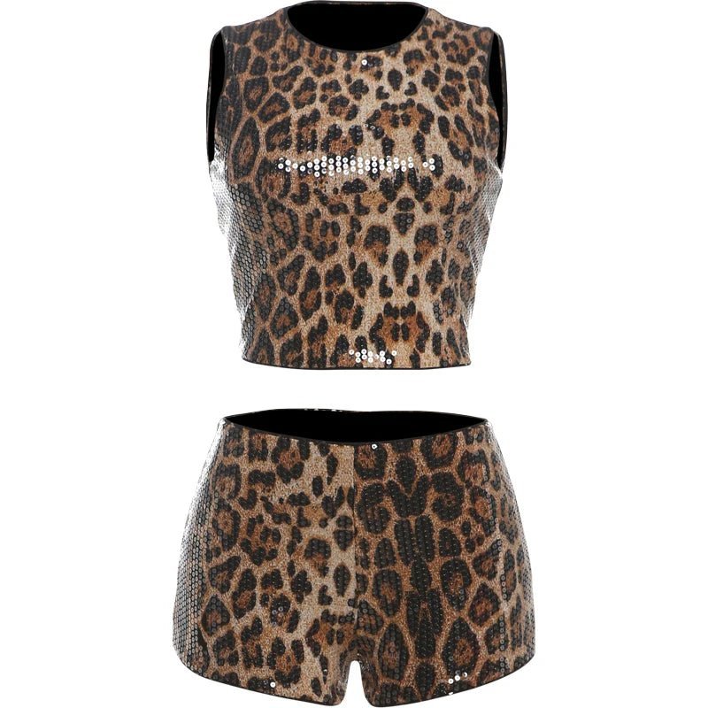 Flashy Feline Short Set
