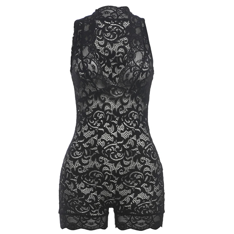 Come and Talk To Me Lace Romper