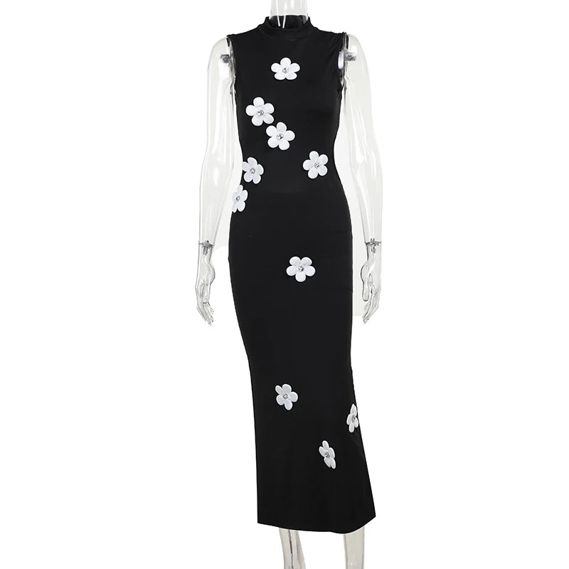 TRU Bouji Flower Applique Dress